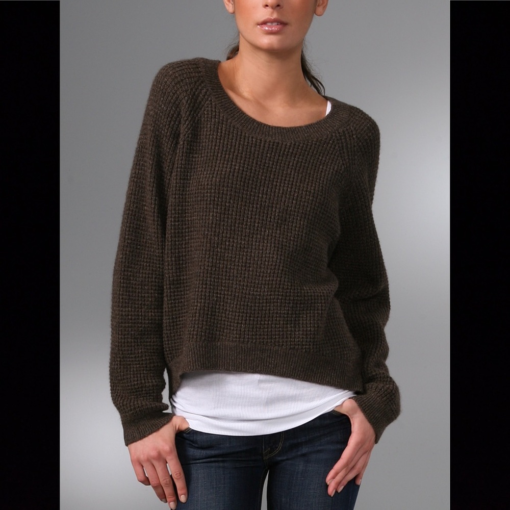 Vince Thermal Chubby Knit Sweater Size S Small